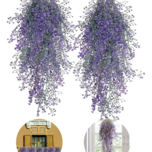 2 Artificial Hanging Plants