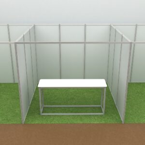 Counter modulado simple 200x100x50 cms.