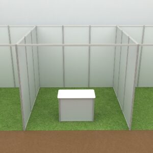 Counter EcoPanel modulado 100x80x50 cms.