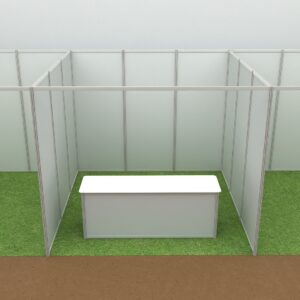 Counter EcoPanel modulado 200x80x50 cms.